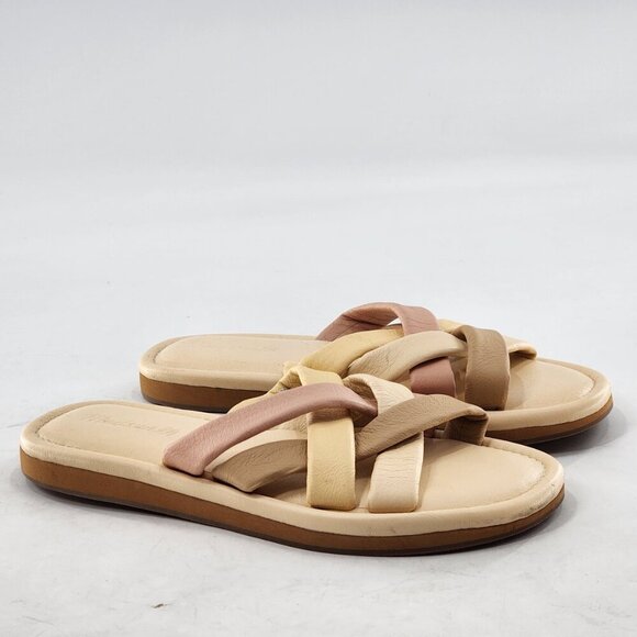 MADEWELL Women's Francine Puffy Woven Slides - Picture 5 of 6